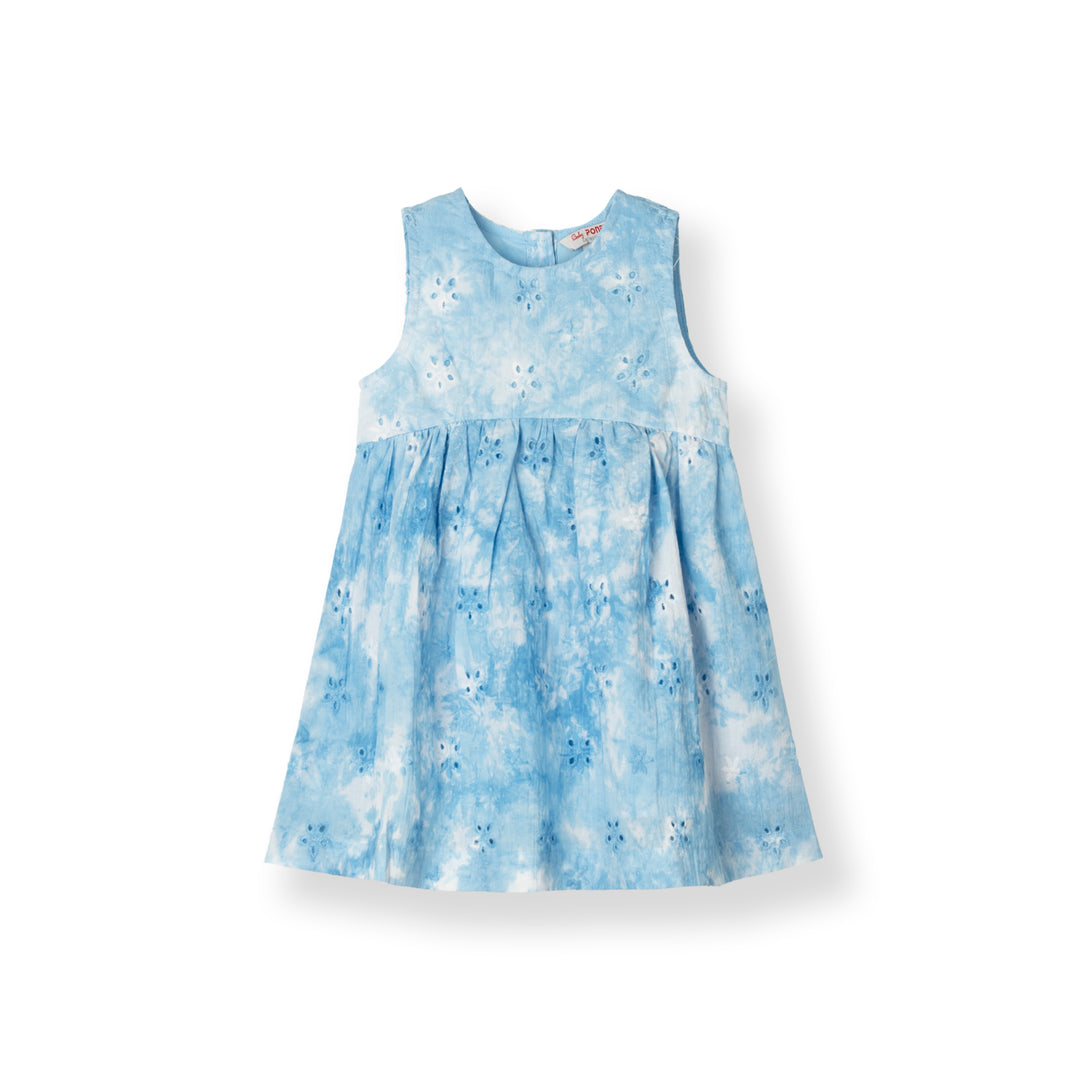 Dip-dye Broderie Sleeveless Dress (2250784WB)