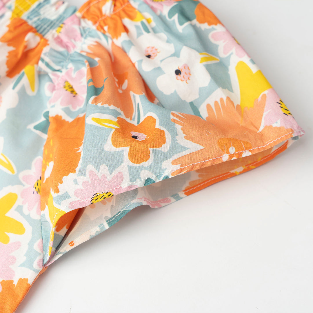 Citrus Garden Short Sleeve Dress (2250785WB)