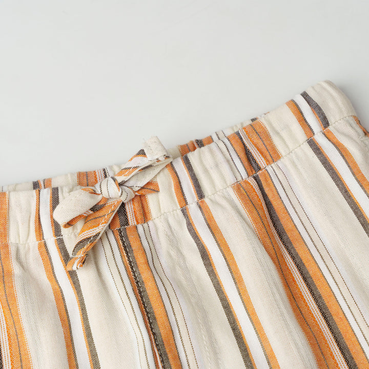 Poney Sunset Stripe Easy Short Pants