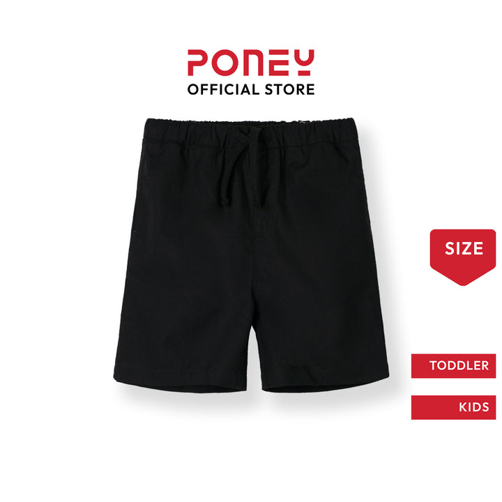 Poney Classic Black Easy Short Pants