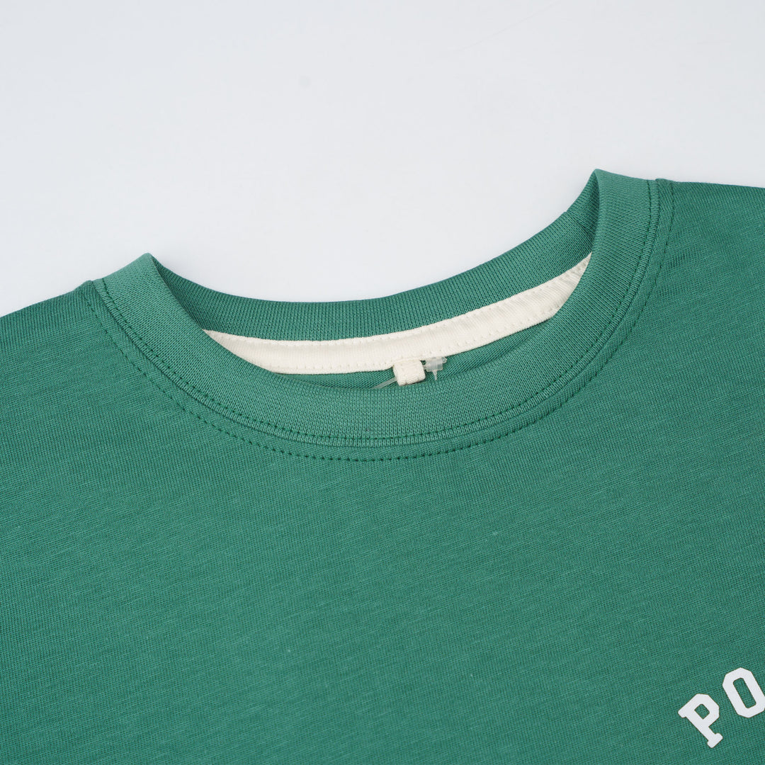 Poney Boys Emerald Green Iconic Logo Short Sleeve Tee