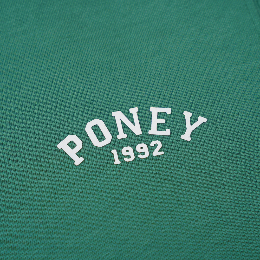 Poney Boys Emerald Green Iconic Logo Short Sleeve Tee