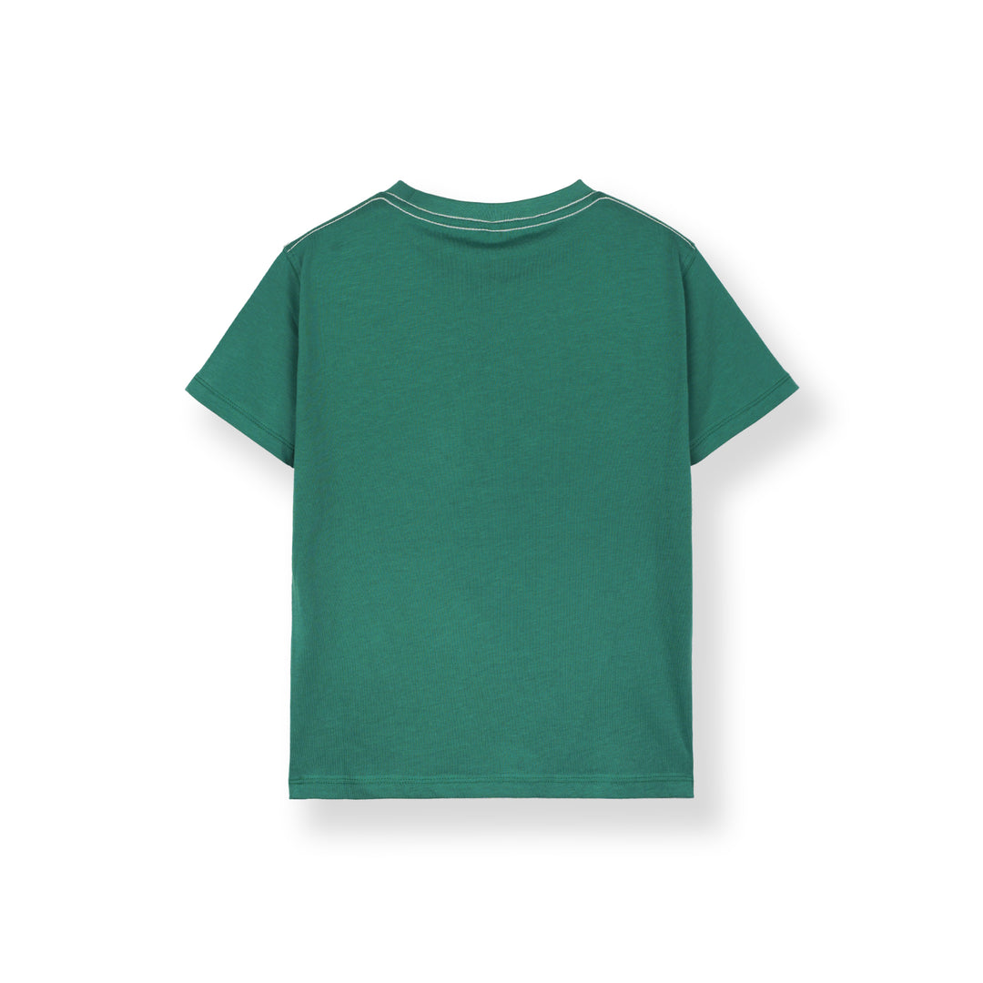 Poney Boys Emerald Green Iconic Logo Short Sleeve Tee