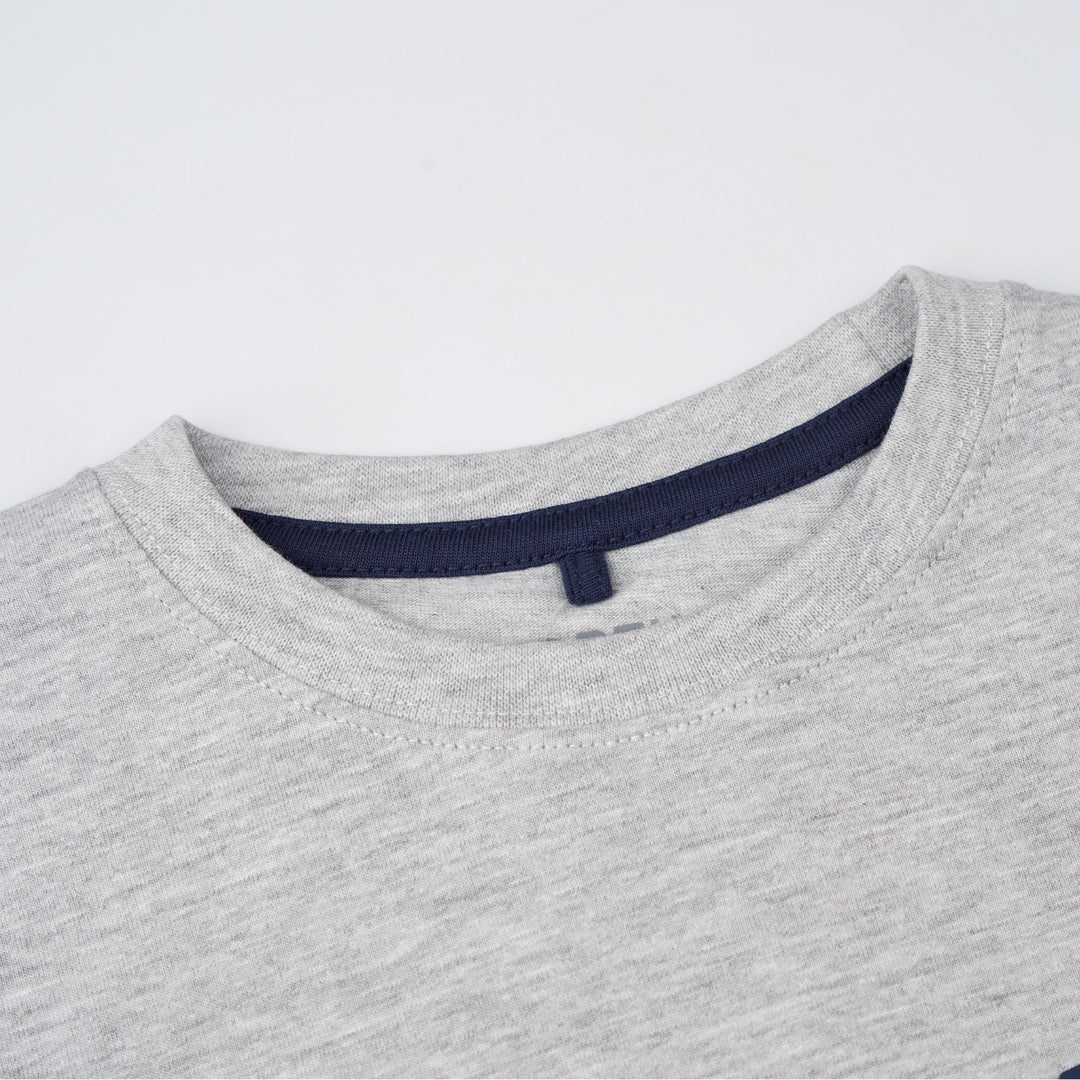 Poney Boys Melange Iconic Logo Short Sleeve Tee