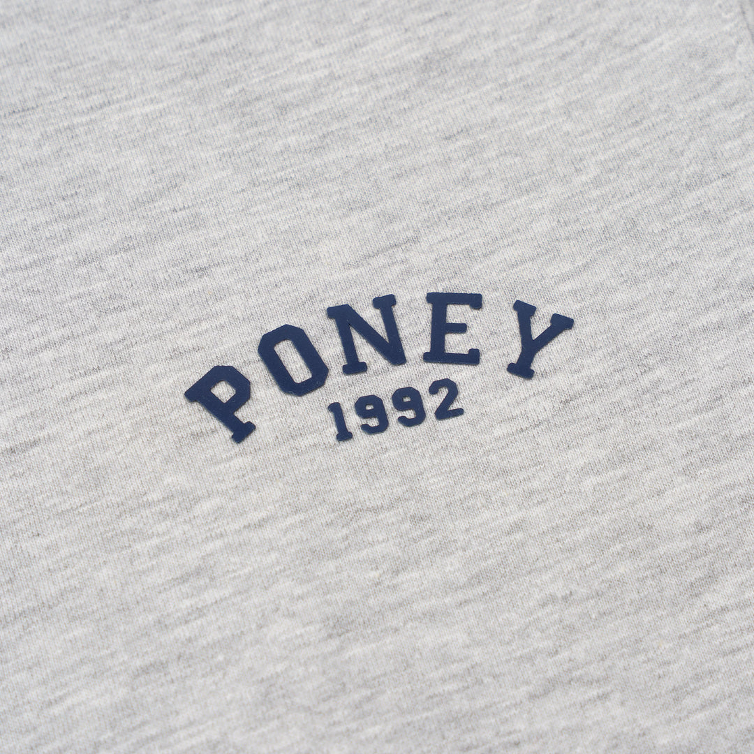 Poney Boys Melange Iconic Logo Short Sleeve Tee