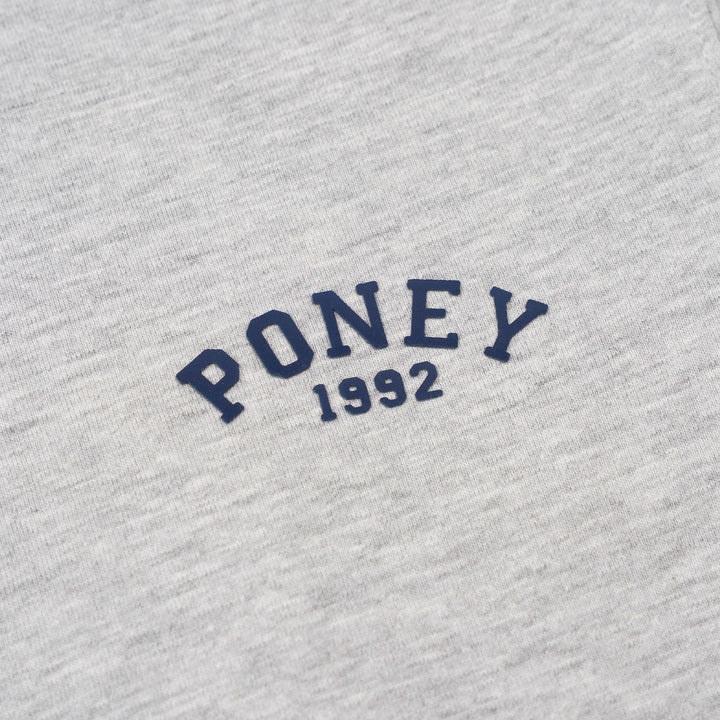 Poney Boys Melange Iconic Logo Short Sleeve Tee