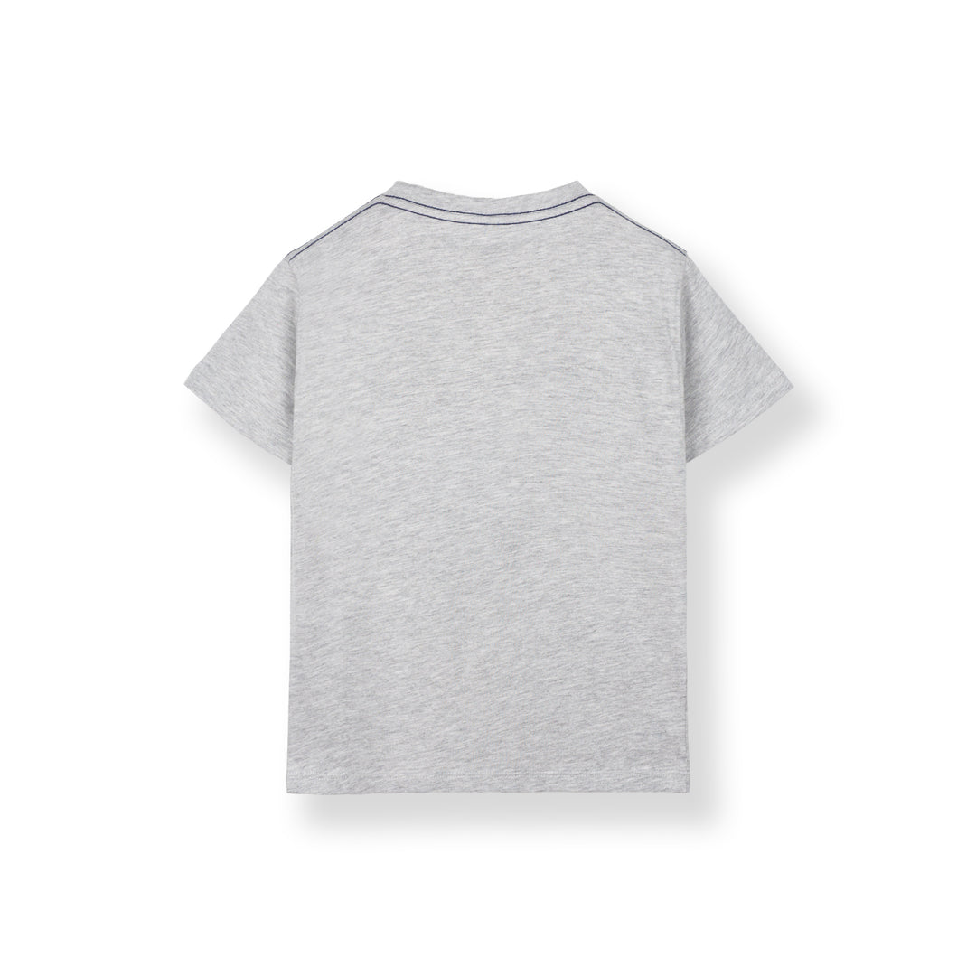 Poney Boys Melange Iconic Logo Short Sleeve Tee