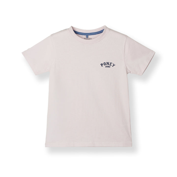 Poney Light Purple Iconic Logo Short Sleeve Tee
