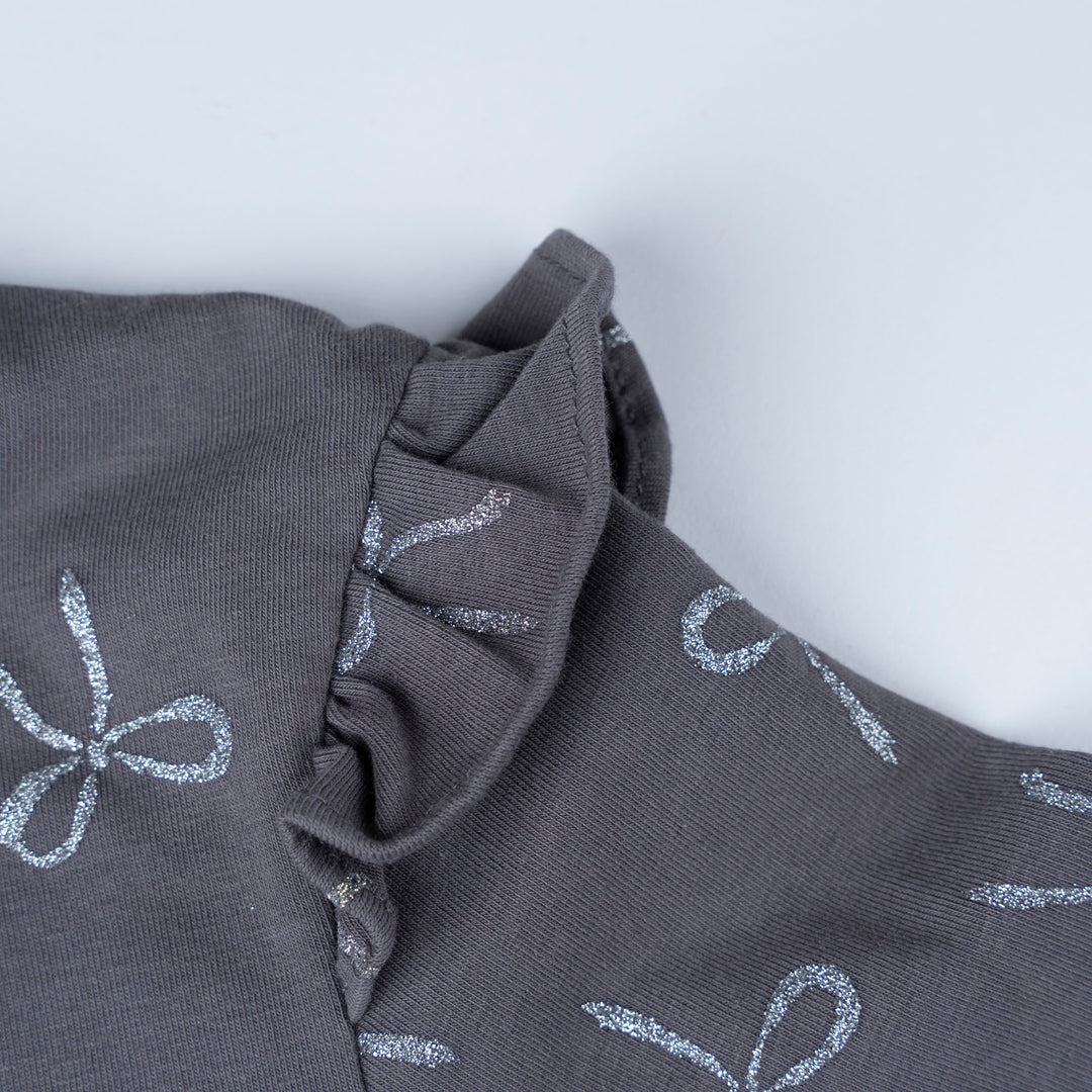 Glittery Bows Long Sleeve Tee