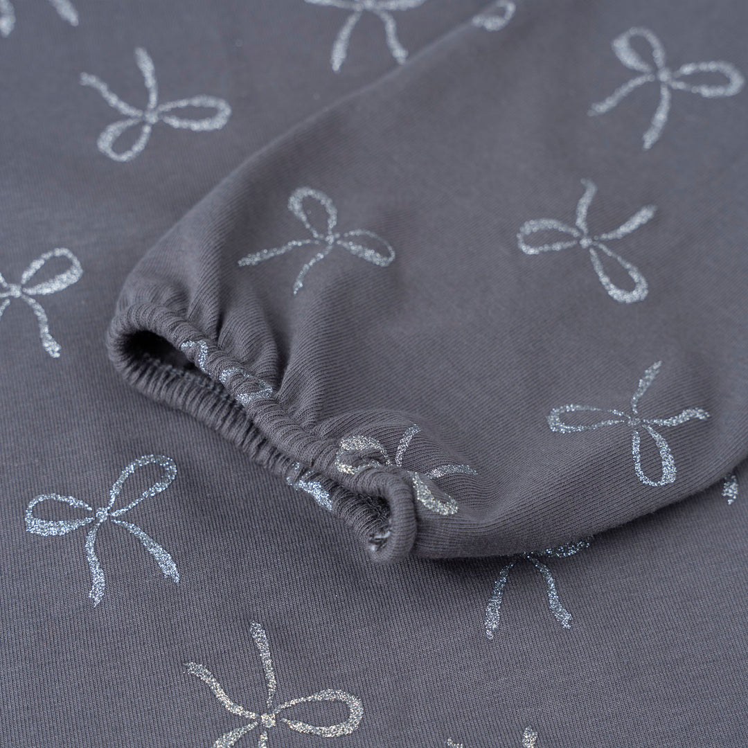 Glittery Bows Long Sleeve Tee