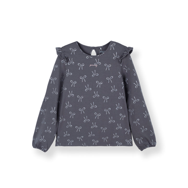 Glittery Bows Long Sleeve Tee