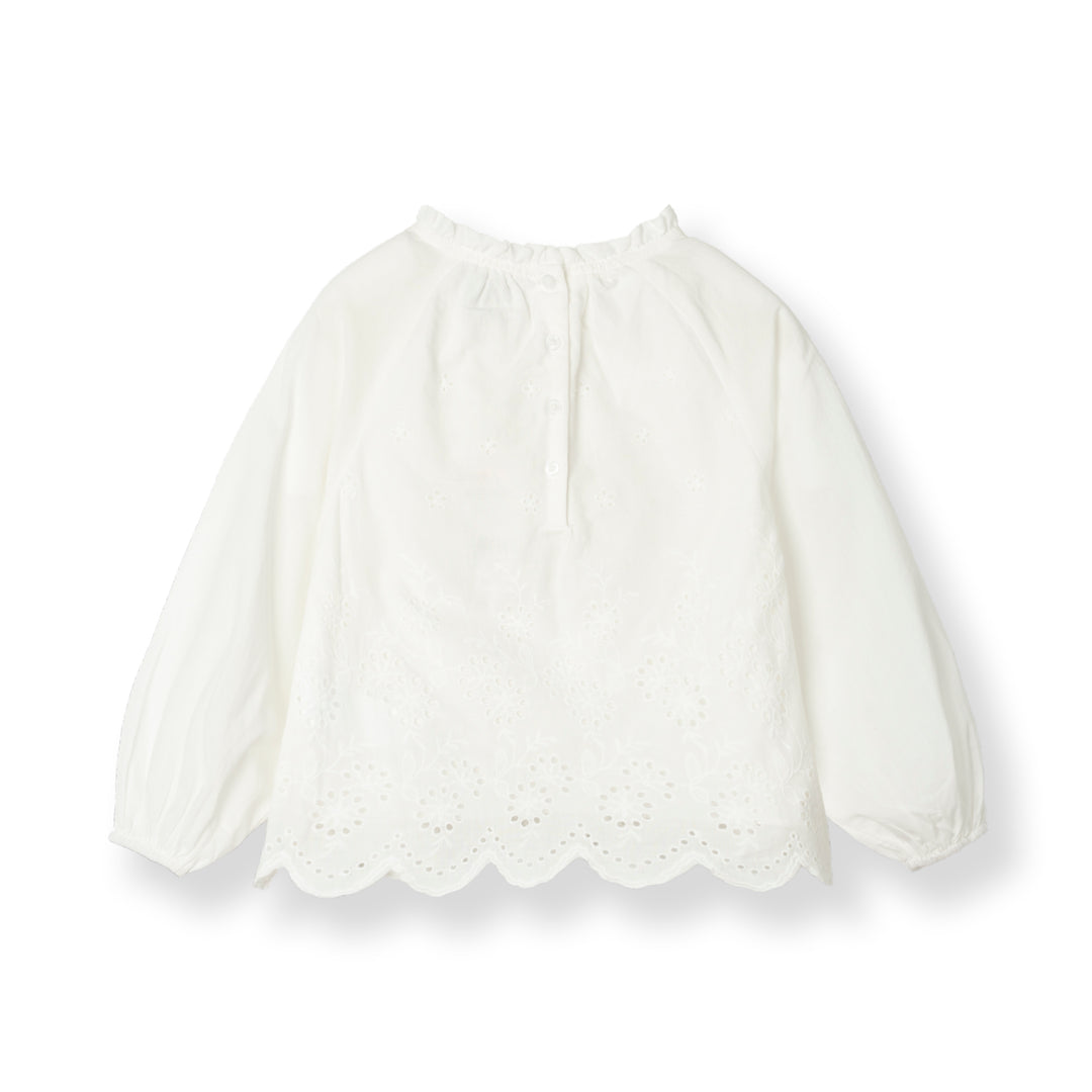 Lily Broderie Long Sleeve Blouse (2250917WD)