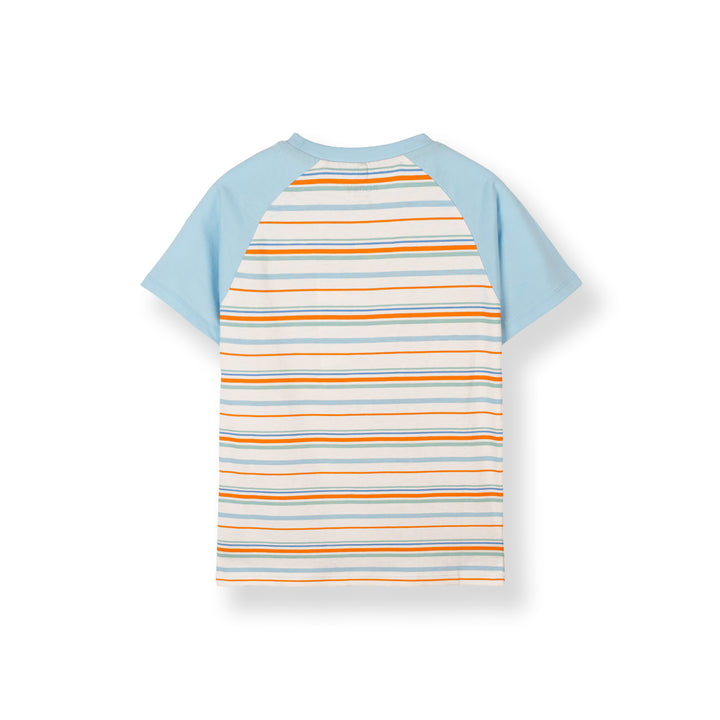 Sunset Striped Short Sleeve Tee