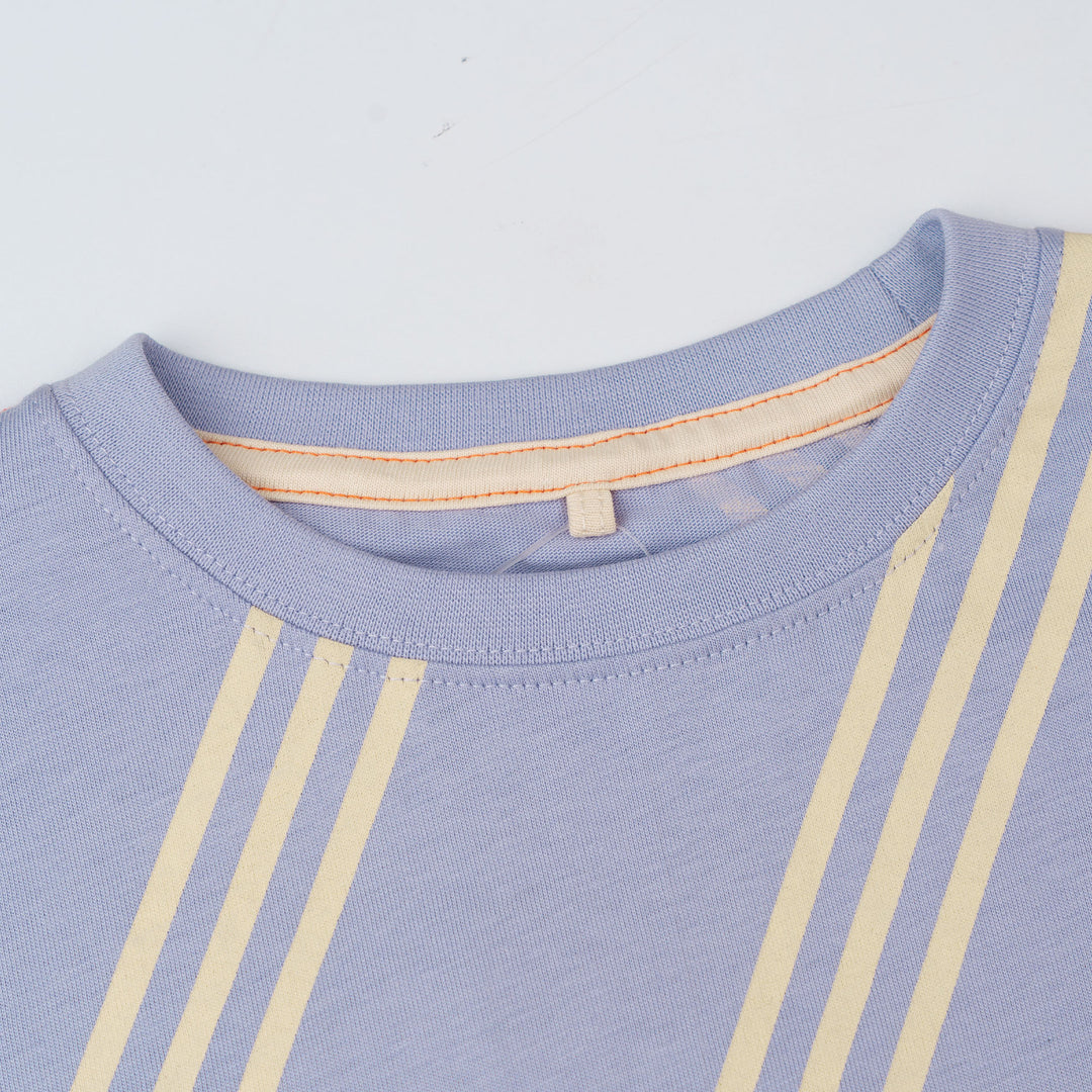 Fun Striped Short Sleeve Tee