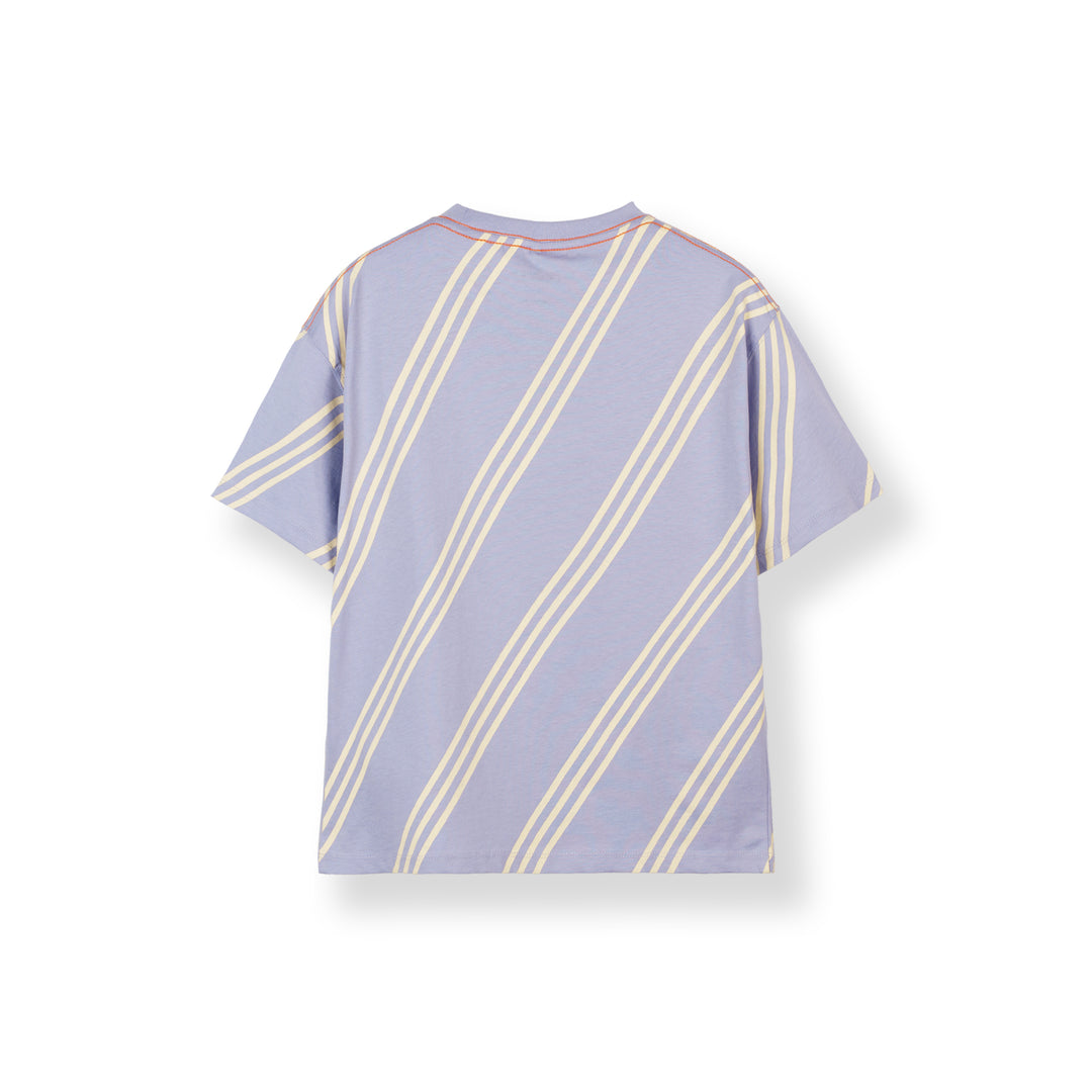 Fun Striped Short Sleeve Tee