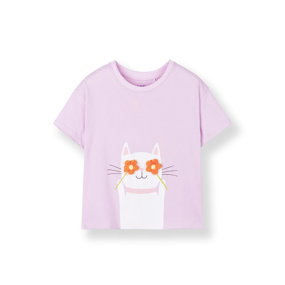 Peekaboo Kitty Short Sleeve Tee