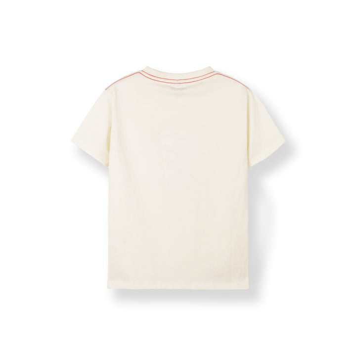 Poney Boys Cream Iconic Logo Short Sleeve Tee