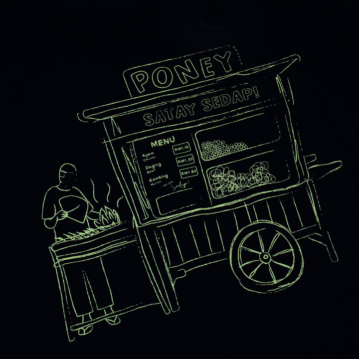 Poney’s Satay Stall Short Sleeve Tee
