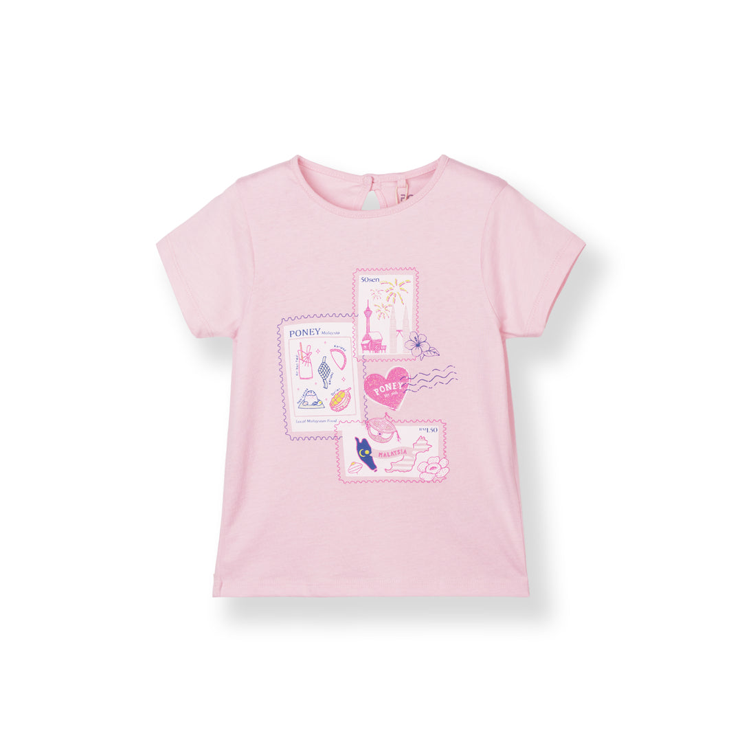 Malaysian Postcards Shirt Sleeve Tee