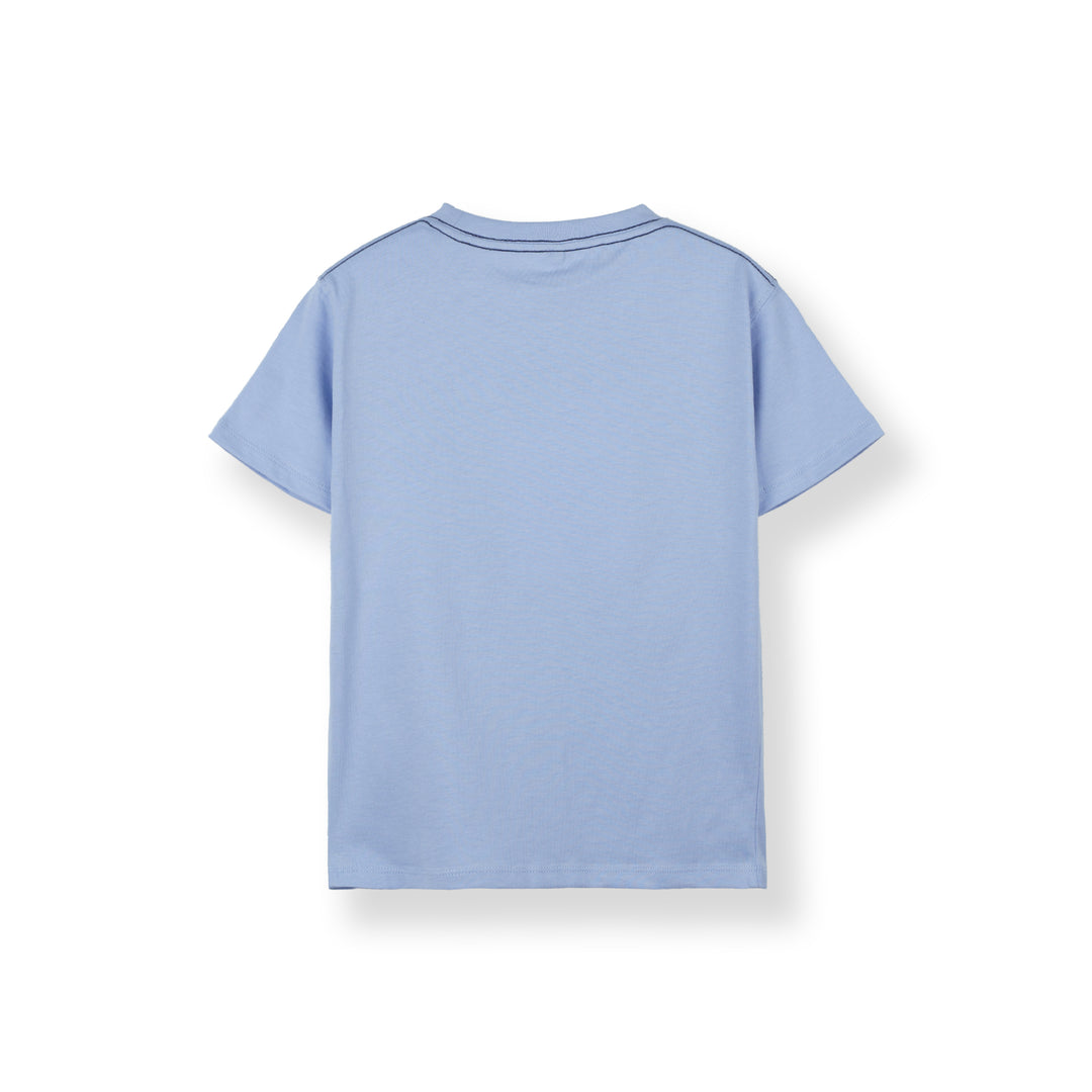 Poney Boys Light Blue Iconic Logo Short Sleeve Tee