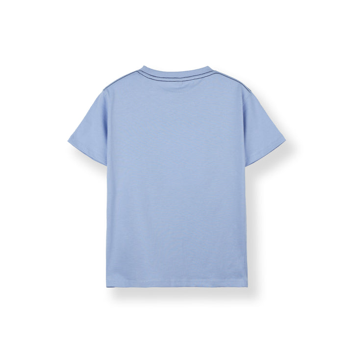 Poney Boys Light Blue Iconic Logo Short Sleeve Tee