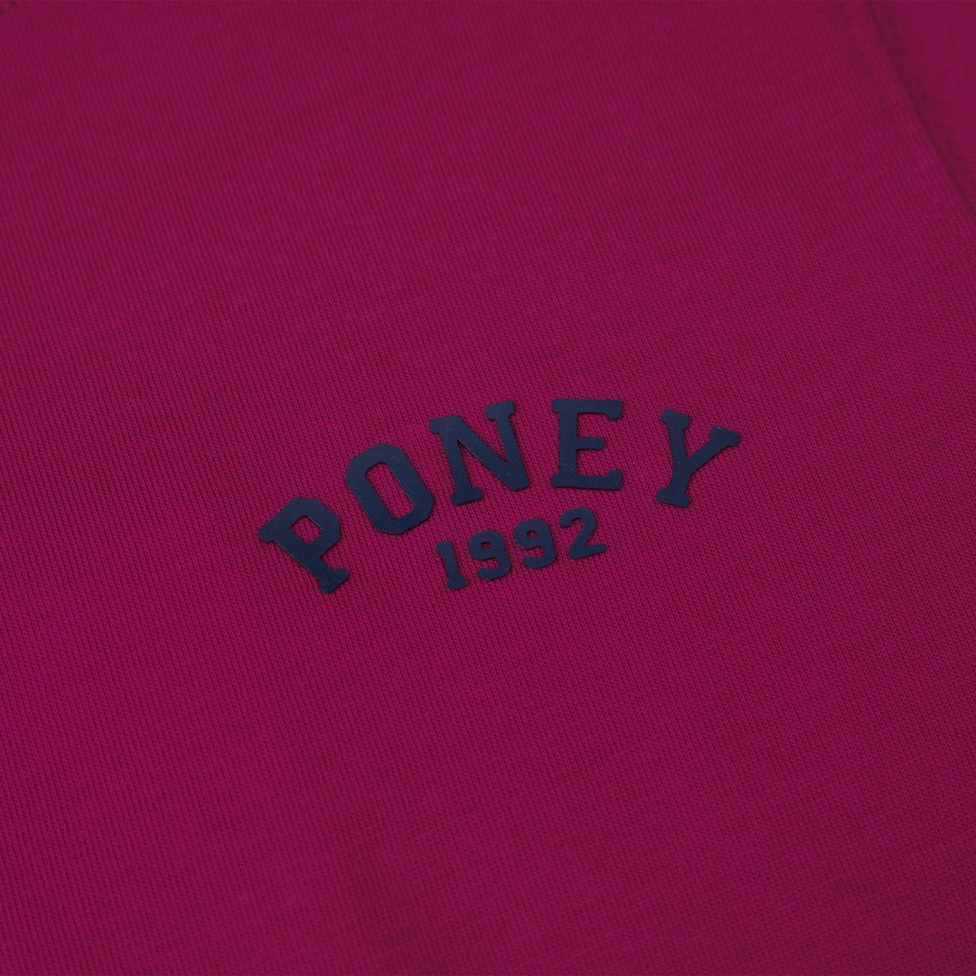 Poney Boys Fuchsia Iconic Logo Short Sleeve Tee
