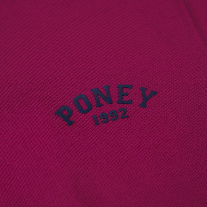 Poney Boys Fuchsia Iconic Logo Short Sleeve Tee