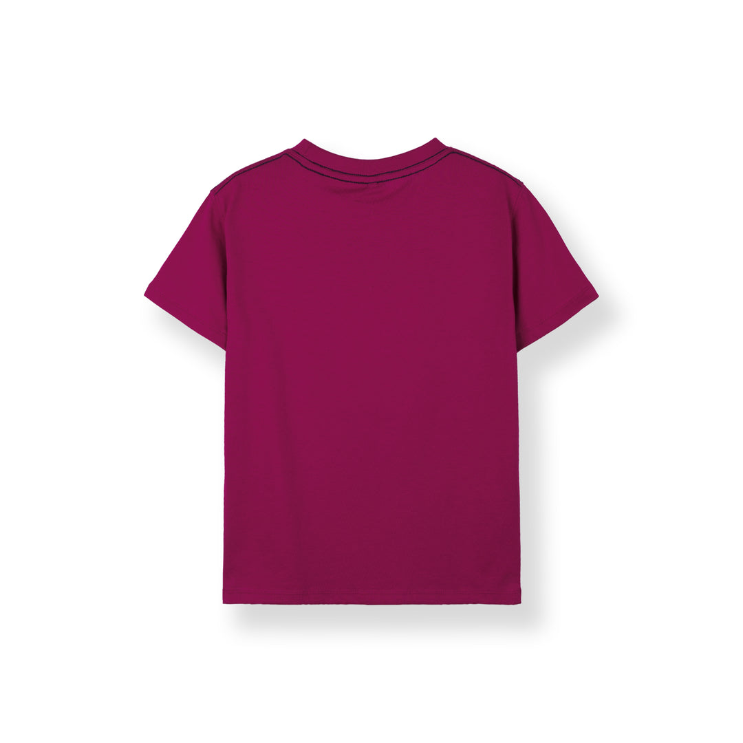 Poney Boys Fuchsia Iconic Logo Short Sleeve Tee