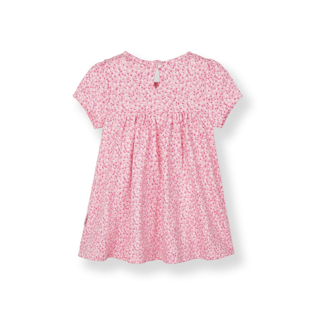 Petite Floral Charm Short Sleeve Dress