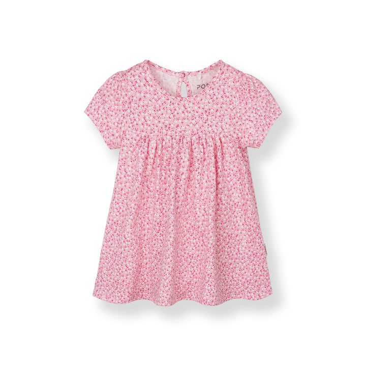 Petite Floral Charm Short Sleeve Dress