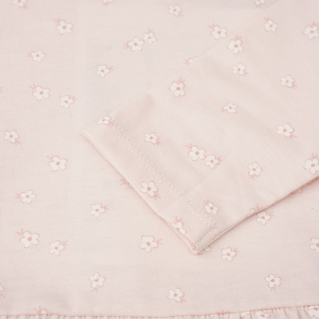 Blush Garden Long Sleeve Dress