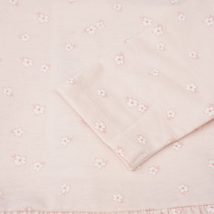 Blush Garden Long Sleeve Dress