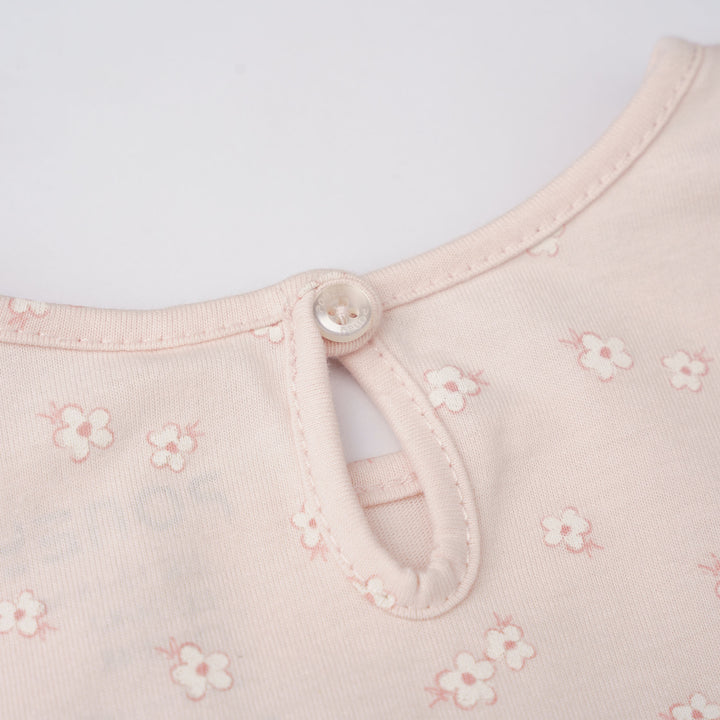 Blush Garden Long Sleeve Dress