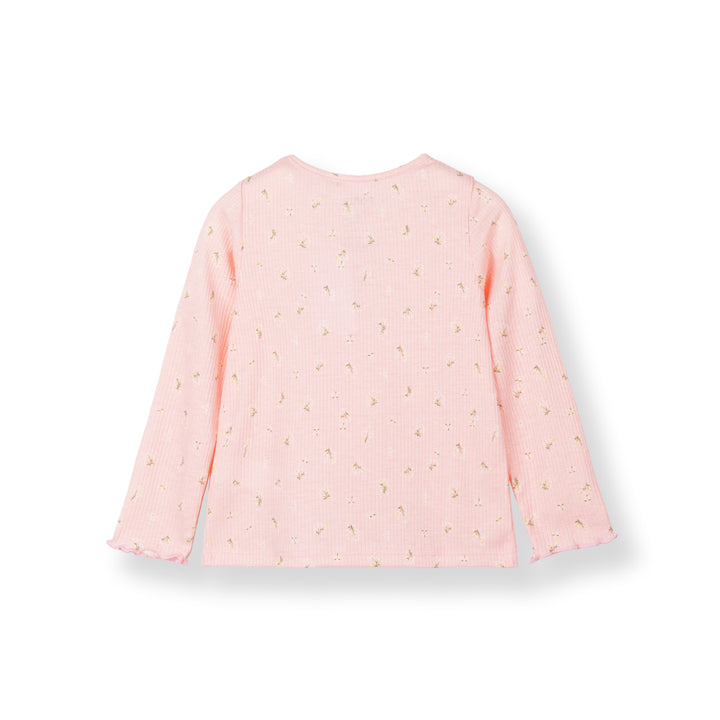 Blossom Ribbed Long Sleeve Tee