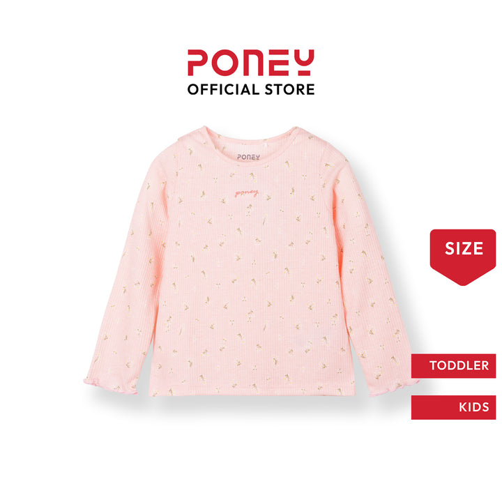 Blossom Ribbed Long Sleeve Tee