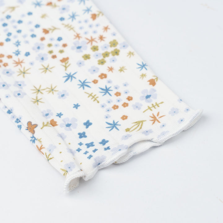 Wildflower Ribbed Long Sleeve Tee