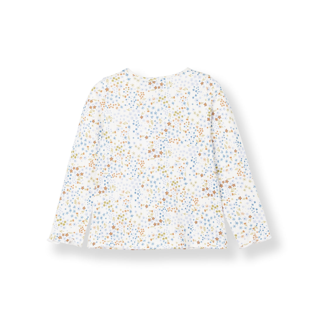 Wildflower Ribbed Long Sleeve Tee