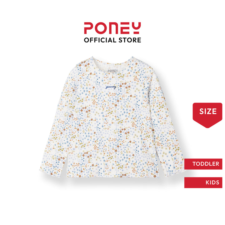 Wildflower Ribbed Long Sleeve Tee