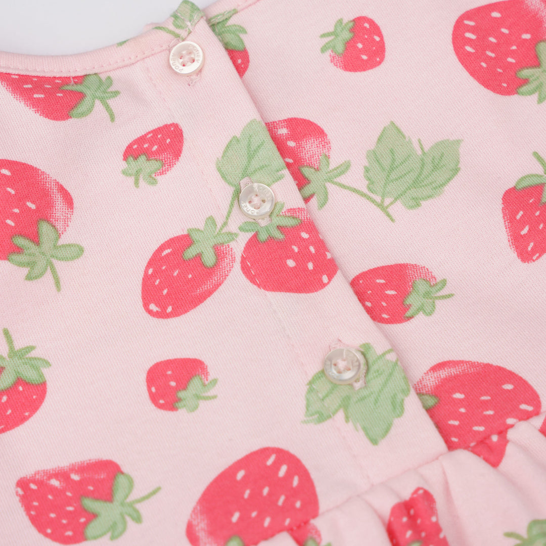 Strawberry Sunshine Sleeveless Dress