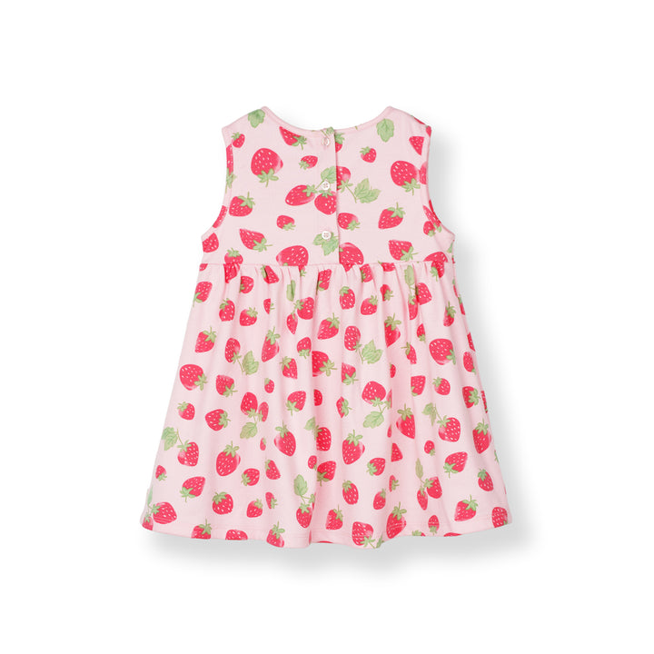 Strawberry Sunshine Sleeveless Dress