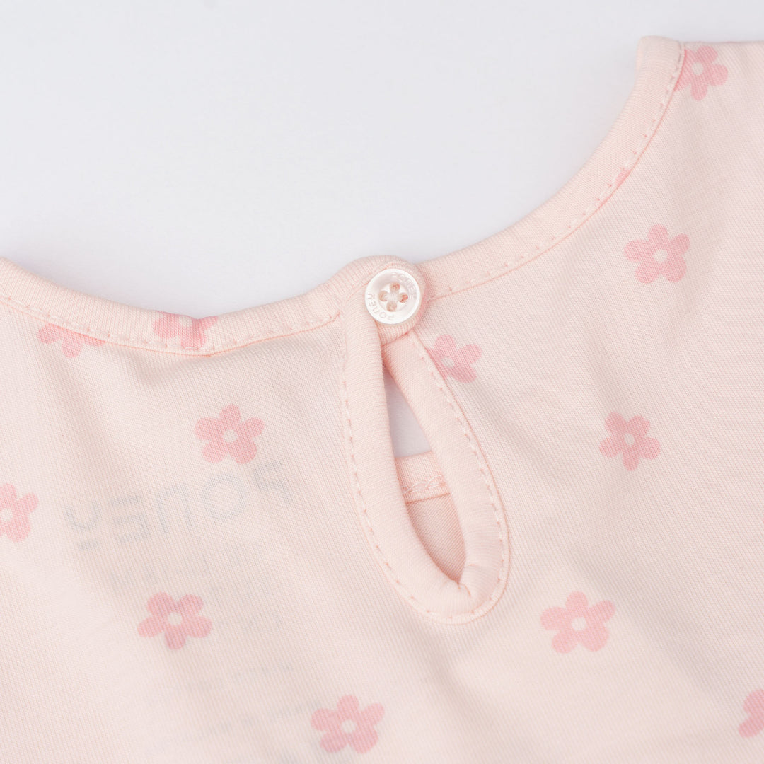 Peach Meadow Short Sleeve Dress