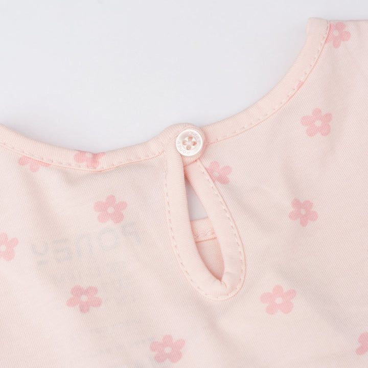 Peach Meadow Short Sleeve Dress