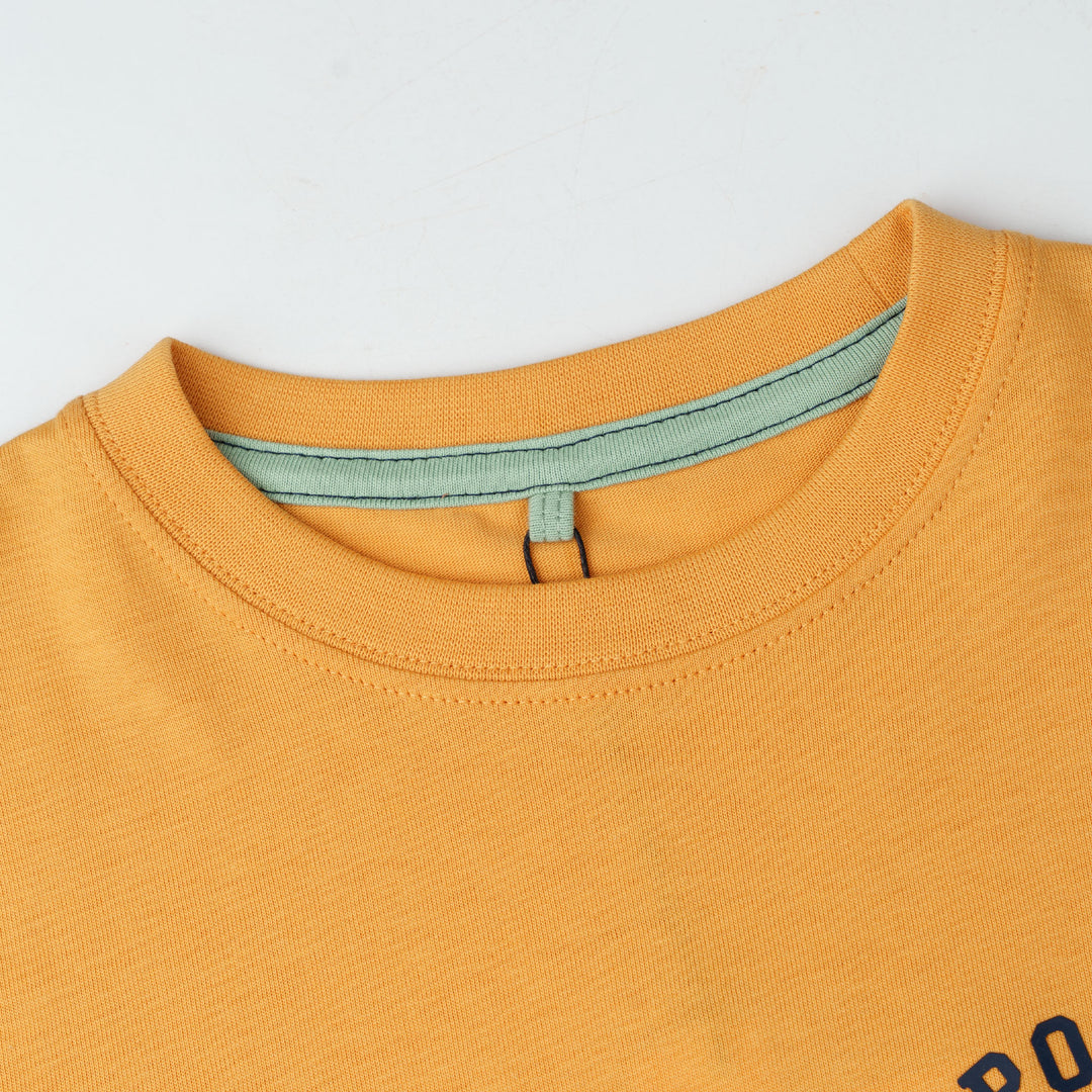 Poney Mustard Iconic Logo Short Sleeve Tee