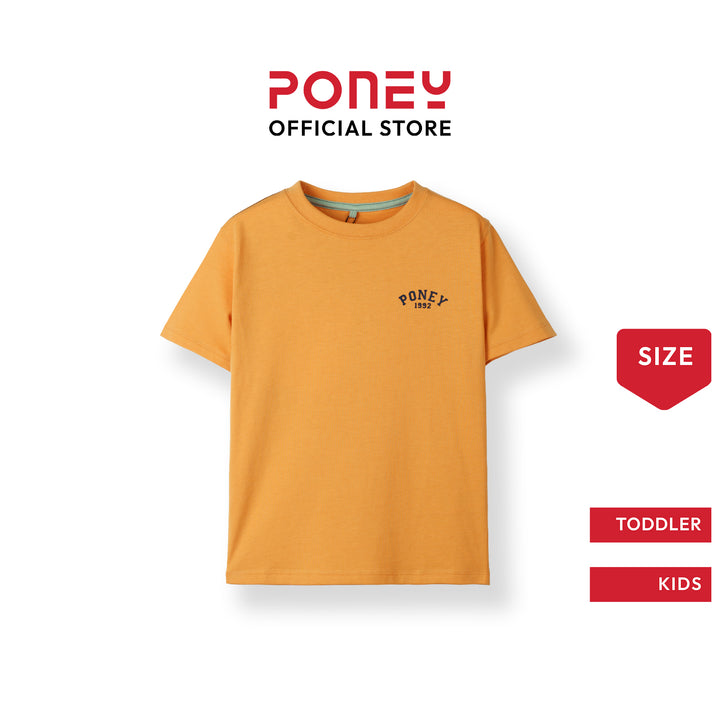 Poney Mustard Iconic Logo Short Sleeve Tee