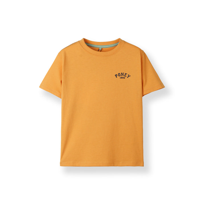 Poney Mustard Iconic Logo Short Sleeve Tee