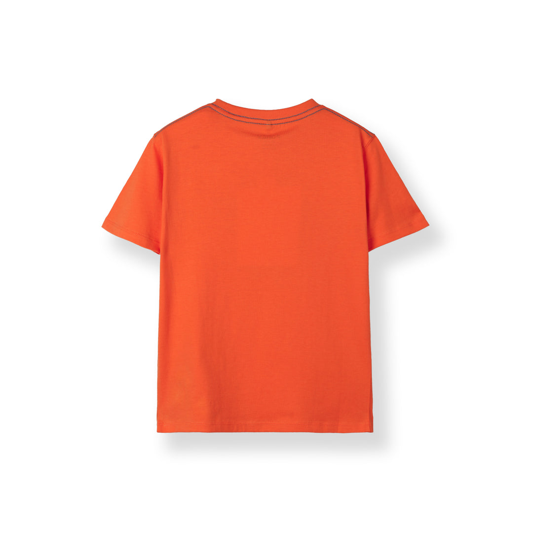 Poney Orange Iconic Logo Short Sleeve Tee