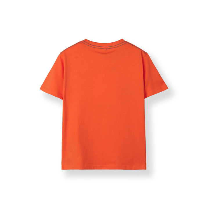 Poney Orange Iconic Logo Short Sleeve Tee