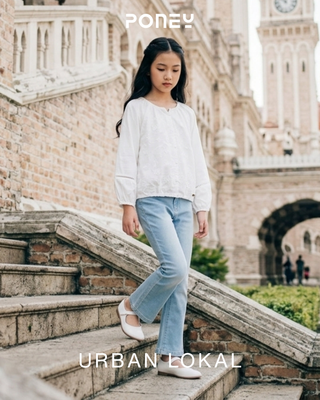 Long Sleeve Applique Embroidered Blouse