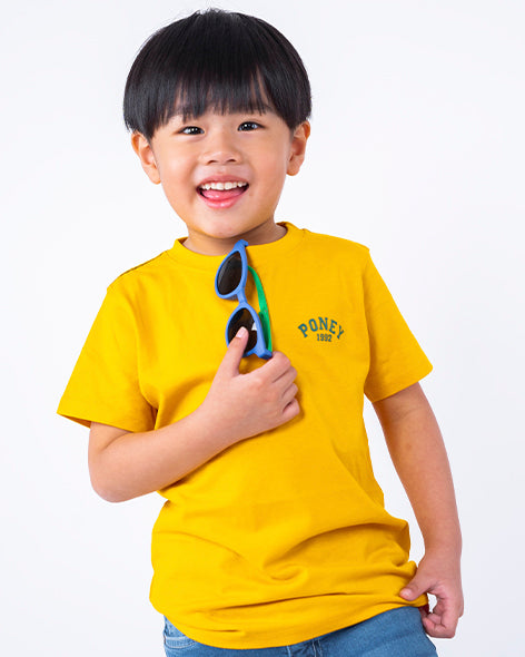 Poney Unisex Mustard Poney Logo Tee