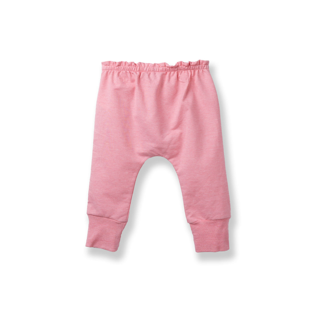 Poney Baby Girls Pink Long Pants 0476